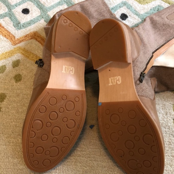 Cat wool and leather boots - Picture 3 of 6